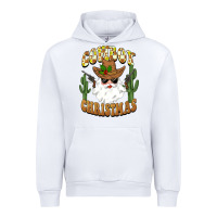 White cowboy christmas santa Urban Hoodie - BarkalooDesign