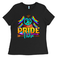 Black LGBTQ+ Pride Tribe Ladies Tee - BundleAndBundleShop