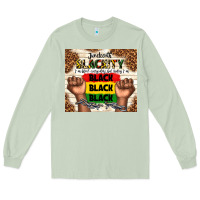Matcha juneteenth blackity black black black Long Sleeve Tee - TumblerDesignByShophia