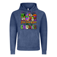 Vintage Denim Halloween with My Gnomies Coffee Cups Vintage Hoodie - texasbilliewilder
