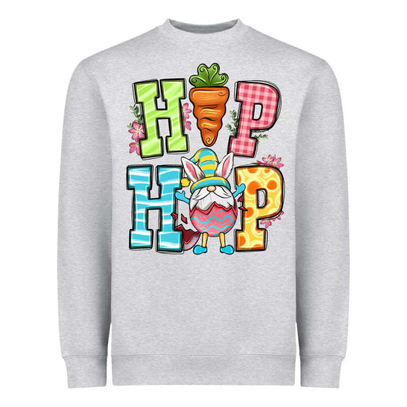 Easter Hip Hop Gnome Heavyweight Sweatshirt by OliviaCreatesArt | Teevron