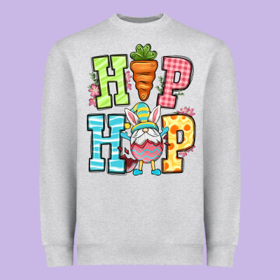 Easter Hip Hop Gnome Heavyweight Sweatshirt Designed By Oliviacreatesart