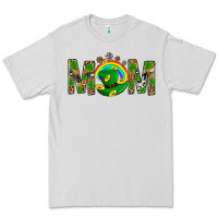 Dove Grey Western Mom With Shamrock Premium Tee - BundleAndBundleShop