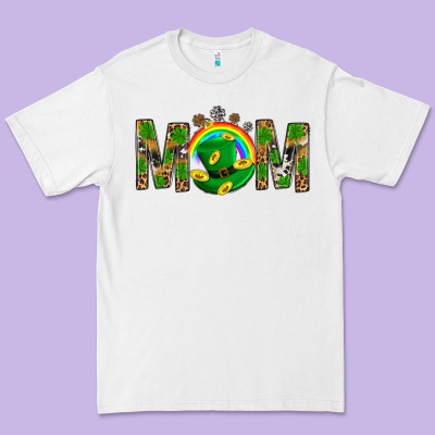 Western Mom With Shamrock Premium Tee Designed By Bundleandbundleshop
