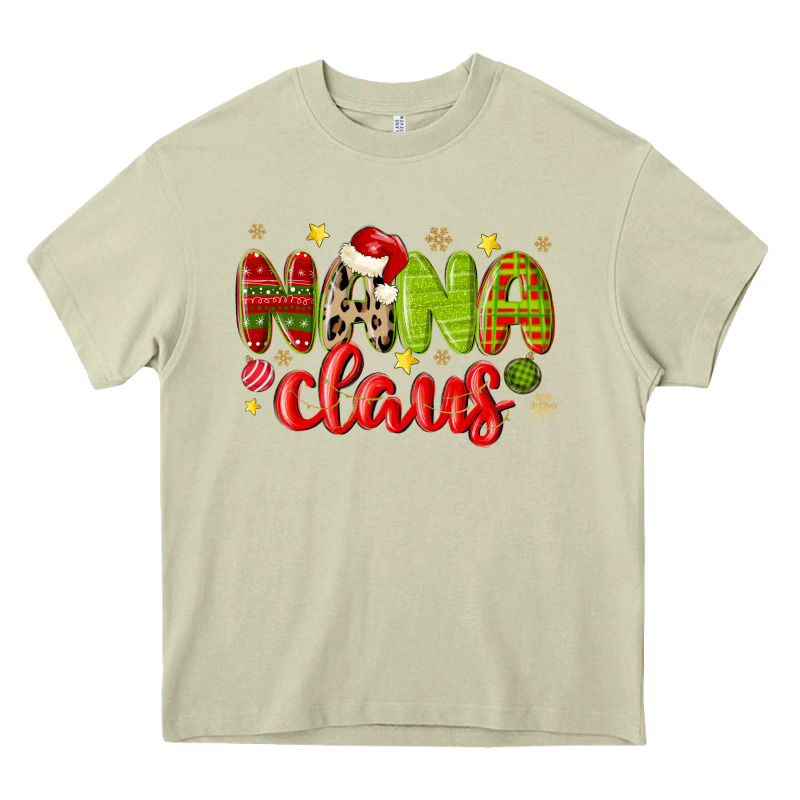 Nana Claus Heavy Core Tee by MaliasSmallBusiness | Teevron