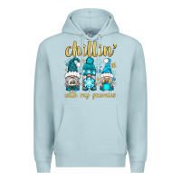 Blue Mist chillin' with my gnomies Premium Hoodie - BundleAndBundleShop