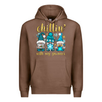 Chestnut chillin' with my gnomies Premium Hoodie - BundleAndBundleShop