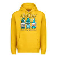 Lemon chillin' with my gnomies Premium Hoodie - BundleAndBundleShop
