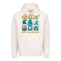 Pale Pink chillin' with my gnomies Premium Hoodie - BundleAndBundleShop