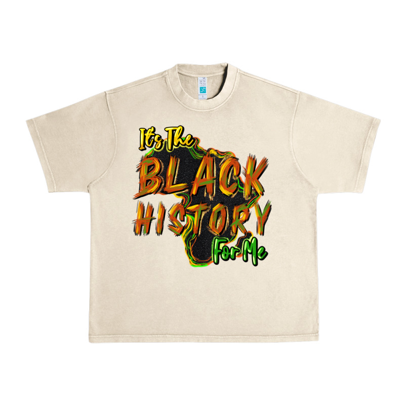 Its The Black History For Me Urban Heavy Tee by NancyCooperArtShop | Teevron