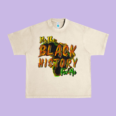 Its The Black History For Me Urban Heavy Tee Designed By Nancycooperartshop