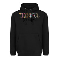 Black thankful for coffee Heavyweight Hoodie - CowhideDigitalArt