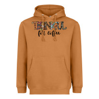 Meerkat thankful for coffee Heavyweight Hoodie - CowhideDigitalArt