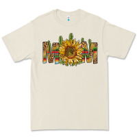 Bone Western Mom With Sunflower Premium Tee - BundleAndBundleShop