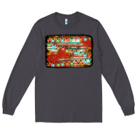 Smoke christmas serape sunflower background Long Sleeve Tee - Jasminsmagicworld