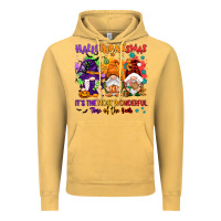 Vintage Mustard Hallothanksmas it's the most wonderful time of the Vintage Hoodie - NancyCooperArtShop