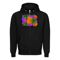 Black halloween stars background Zipper Hoodie - BundleAndBundleShop