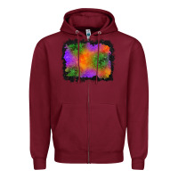 Burgundy halloween stars background Zipper Hoodie - BundleAndBundleShop