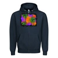 Navy halloween stars background Zipper Hoodie - BundleAndBundleShop