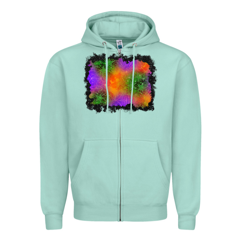 Halloween Stars Background Zipper Hoodie by BundleAndBundleShop | Teevron