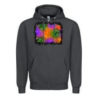 Smoke halloween stars background Zipper Hoodie - BundleAndBundleShop
