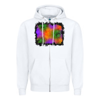 White halloween stars background Zipper Hoodie - BundleAndBundleShop
