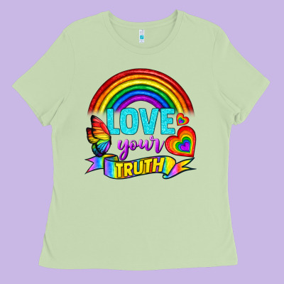 Love Your Truth Ladies Tee Designed By Bundleandbundleshop