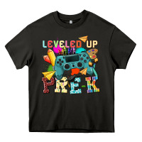 Asphalt leveled up pre k Heavy Core Tee - NancyCooperArtShop