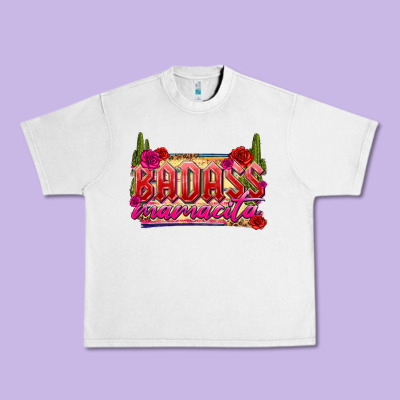 Badass Mamacita Urban Heavy Tee Designed By Texasbilliewilder