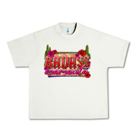 Pistachio Badass Mamacita Urban Heavy Tee - texasbilliewilder