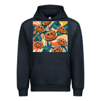 Navy football smiley face Urban Hoodie - BarkalooDesign