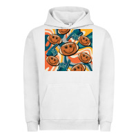 Pigment Lunar Rock football smiley face Urban Hoodie - BarkalooDesign