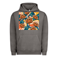 Pigment Tornado football smiley face Urban Hoodie - BarkalooDesign