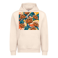 Sandshell football smiley face Urban Hoodie - BarkalooDesign