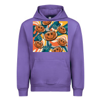 Tulip football smiley face Urban Hoodie - BarkalooDesign