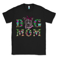 Black Christmas dog mom pitbull Classic Tee - RanaPortraitStore
