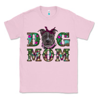 Bubblegum Pink Christmas dog mom pitbull Classic Tee - RanaPortraitStore