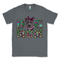 Charcoal Heather Christmas dog mom pitbull Classic Tee - RanaPortraitStore