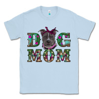 Dusty Blue Christmas dog mom pitbull Classic Tee - RanaPortraitStore
