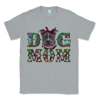 Heather Grey Christmas dog mom pitbull Classic Tee - RanaPortraitStore