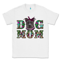 White Christmas dog mom pitbull Classic Tee - RanaPortraitStore