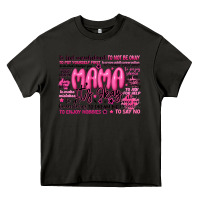 Asphalt mama its okay typography Heavy Core Tee - JahusDesignShop