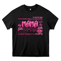 Black mama its okay typography Heavy Core Tee - JahusDesignShop