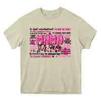 Mossy mama its okay typography Heavy Core Tee - JahusDesignShop