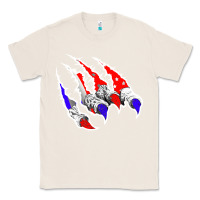 Natural American Flag Claw Classic Tee - Bettercallsaul