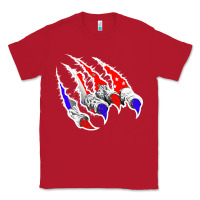 Red American Flag Claw Classic Tee - Bettercallsaul