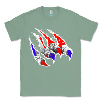 Sage American Flag Claw Classic Tee - Bettercallsaul