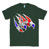 Sports Green American Flag Claw Classic Tee - Bettercallsaul