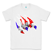 White American Flag Claw Classic Tee - Bettercallsaul