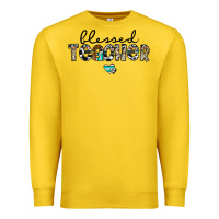 Lemon blessed teacher Premium Sweatshirt - CowhideDigitalArt